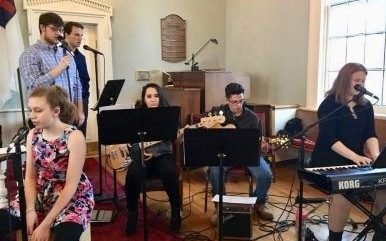 Youth Band in Chapel