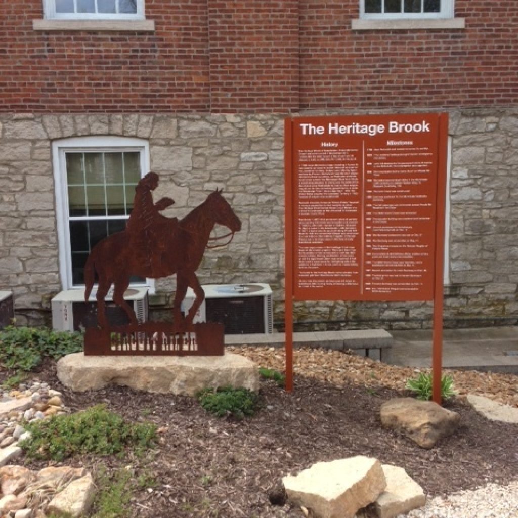 The Heritage Brook Sign