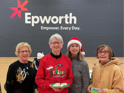 Volunteers who provided Holiday Party at Epworth