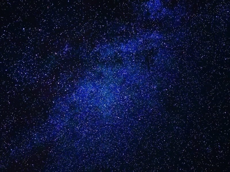 stars in night sky, milky way