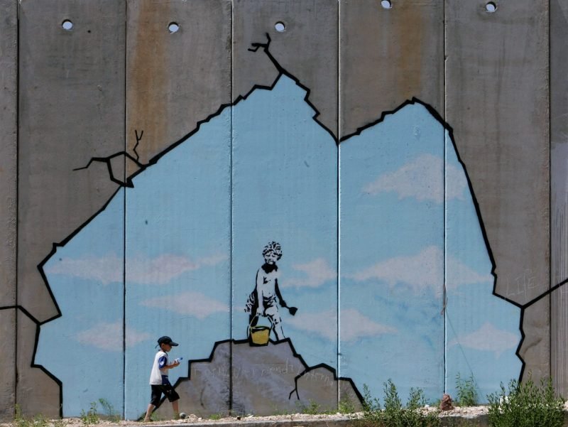 Painting by Bansky